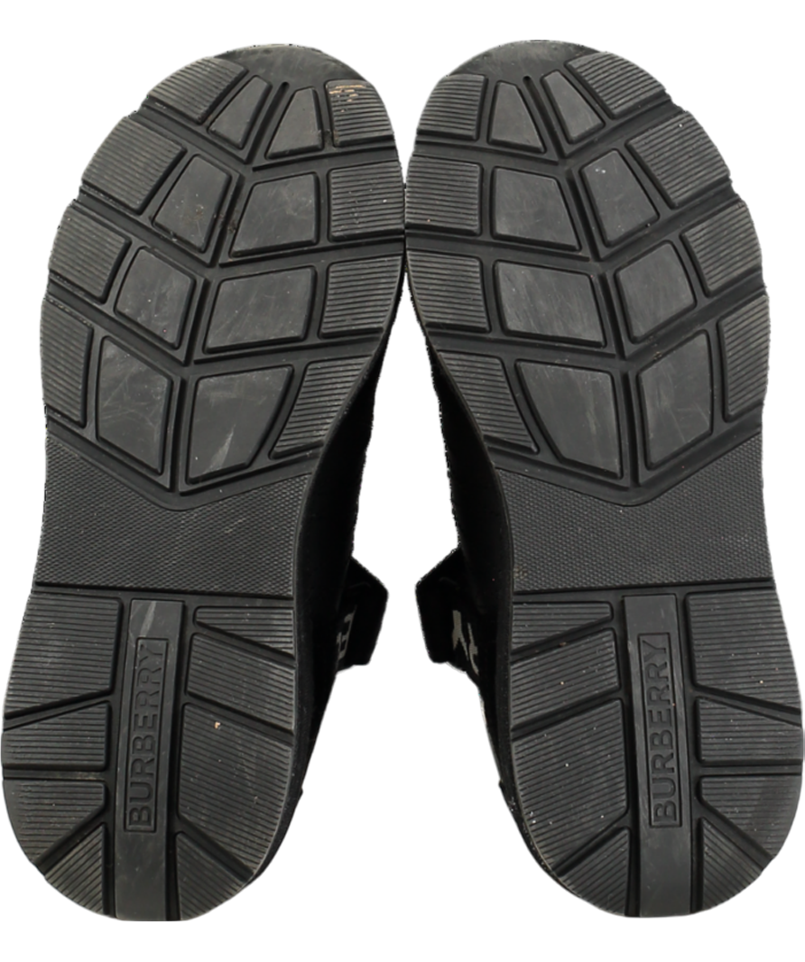 Burberry Black Ronnie Zig Low Trainers UK 5.5 EU 39.5 👞