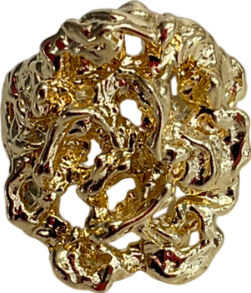 pilgrim Metallic Act Ring Gold-plated - Size M One