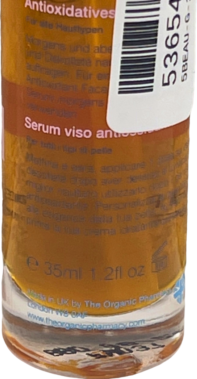 The Organic Pharmacy Antioxidant Face Serum Rose Hip, Carrot & MSM 35ml