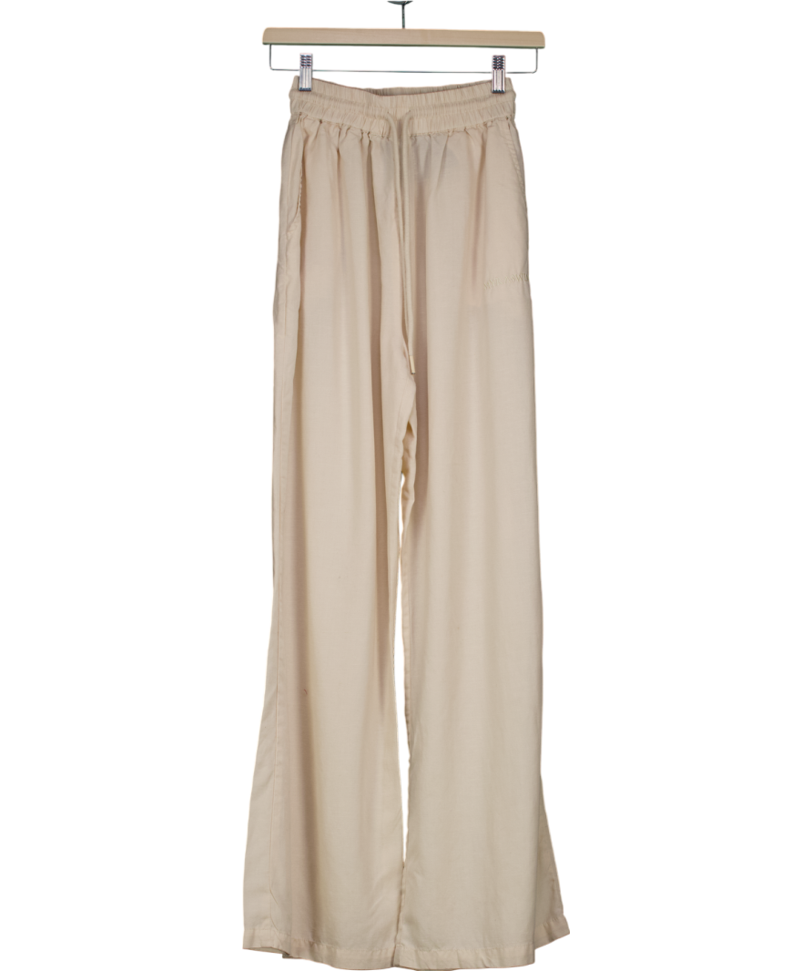Myra Swimwear Cream Dalton Trousers | Ivory UK XS/S