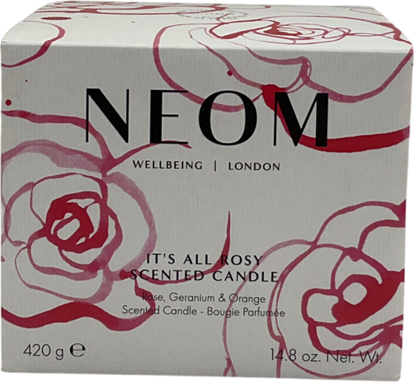 NEOM White It’s All Rosy Scented Candle (3 Wick) 420g