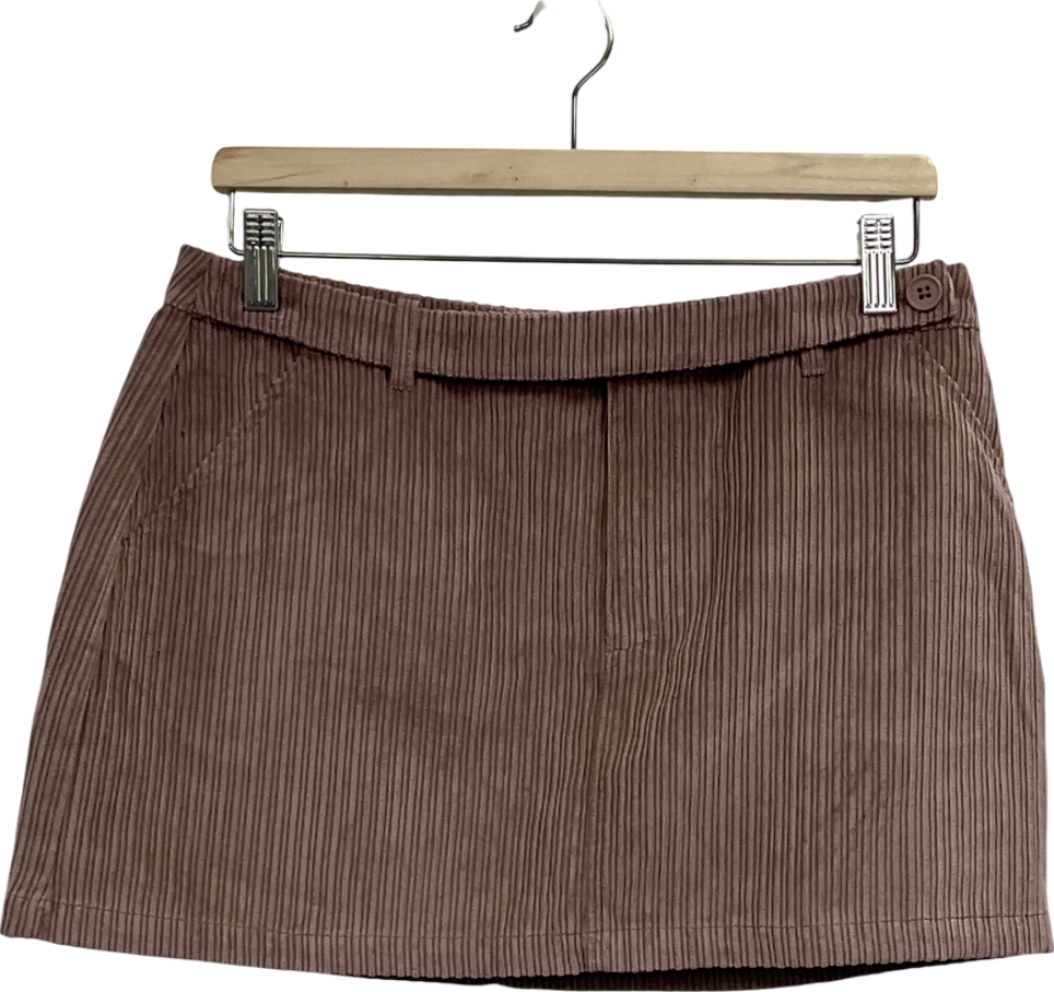 ASOS Brown Belted Micro Mini Skirt UK 10