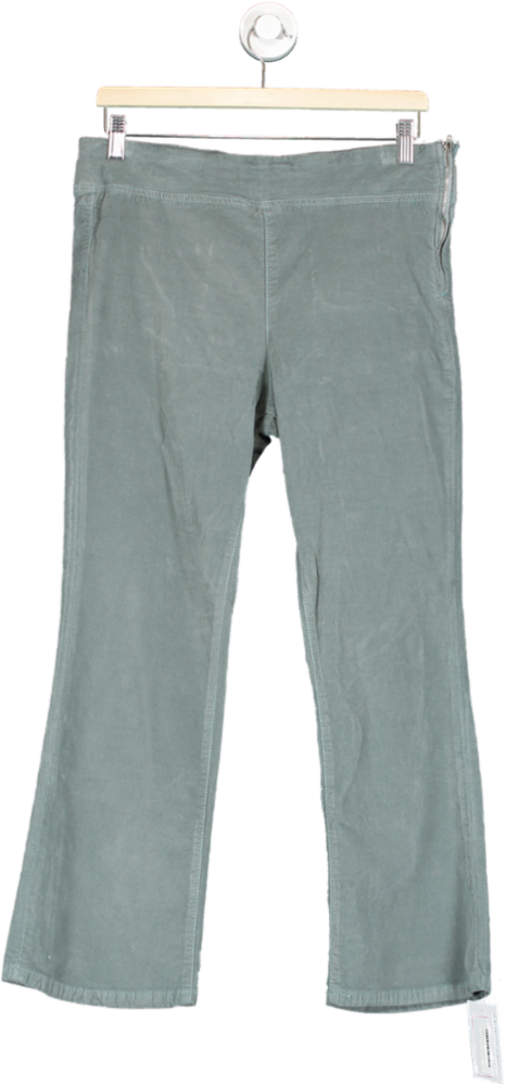 Free People Blue Corduroy Flare Trousers S