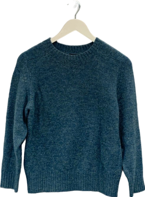 Soeur Blue Wool Alpaca Blend Jumper Size UK 10