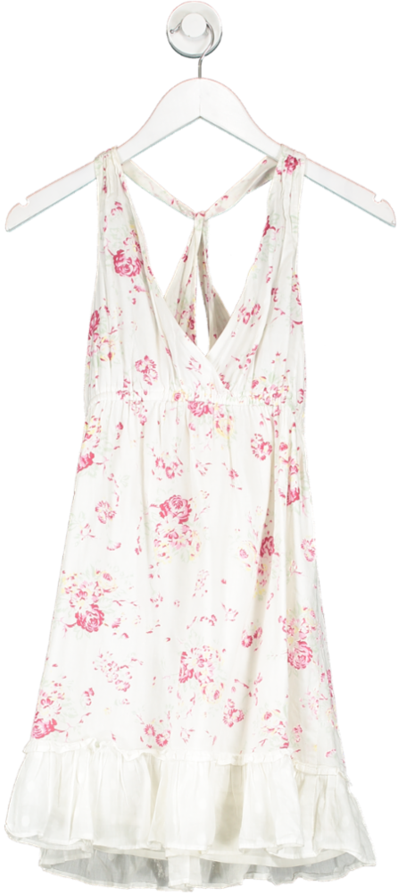 Sweaty Betty White Cotton Florals Dress UK S