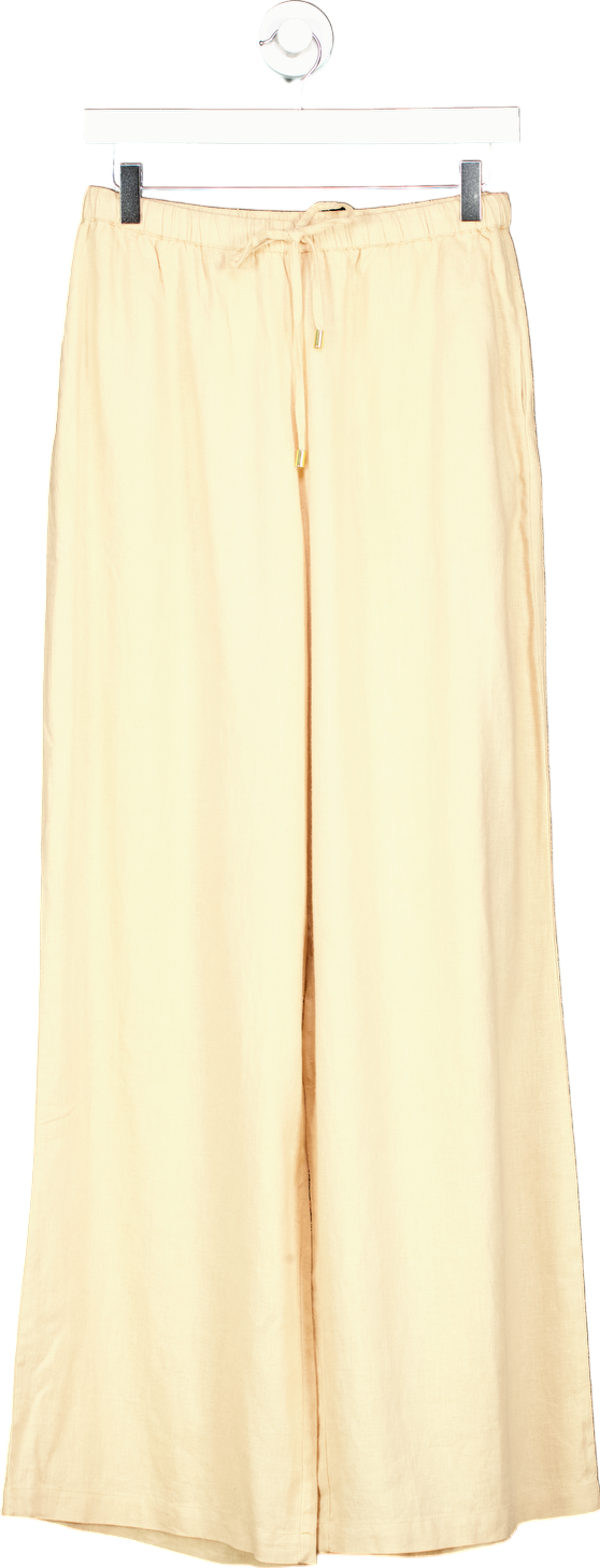 Monday Beige Wide Leg Trousers US P