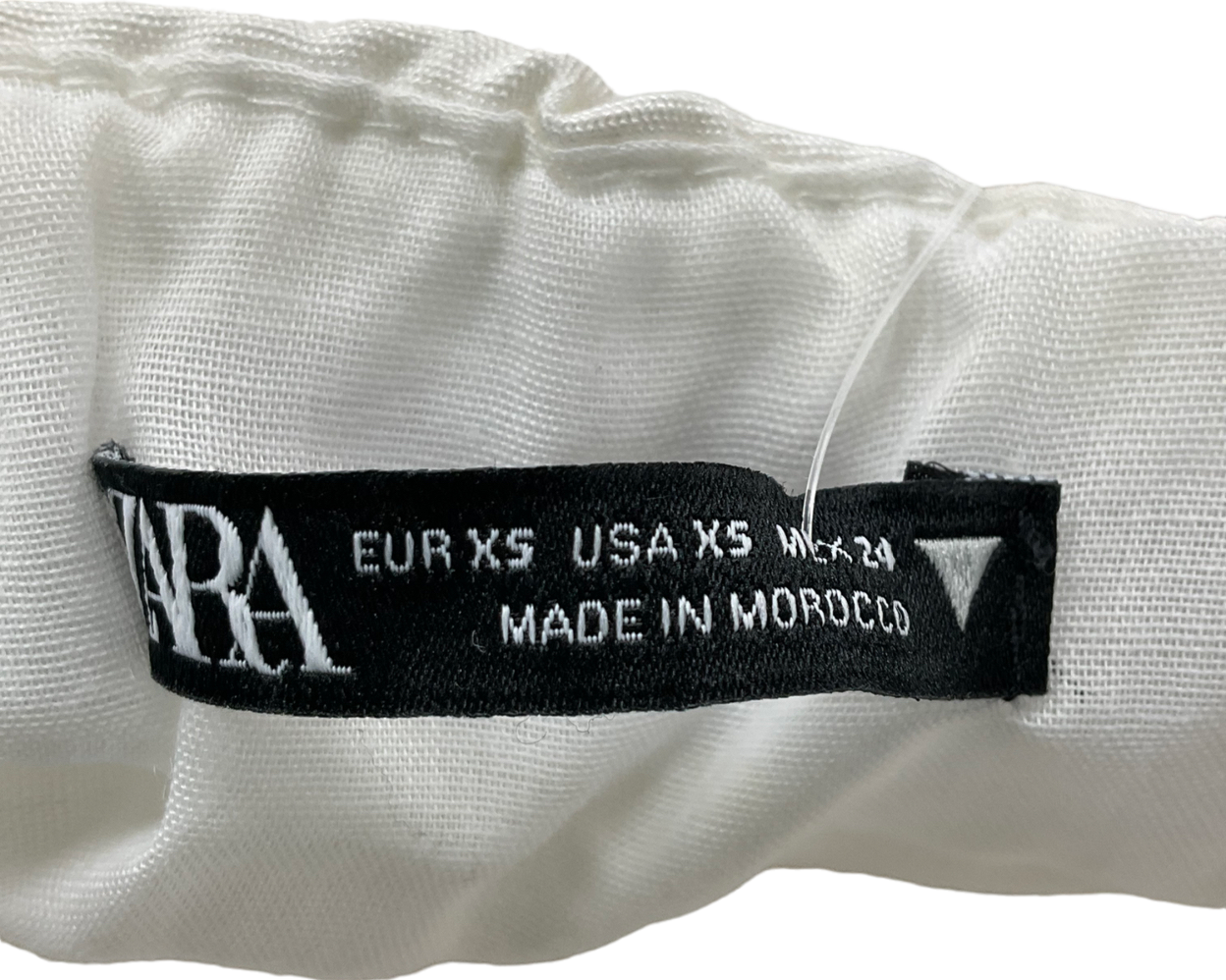 ZARA White Open Back Mini Dress UK XS