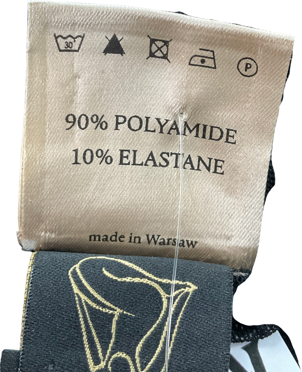 Vanity Nap Black Sheer Lala Mesh Top UK S