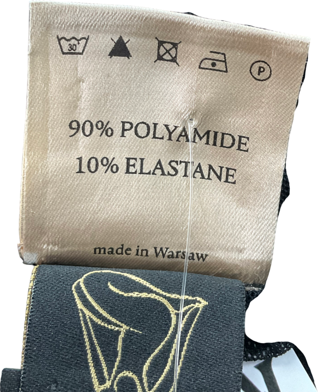 Vanity Nap Black Sheer Lala Mesh Top UK S