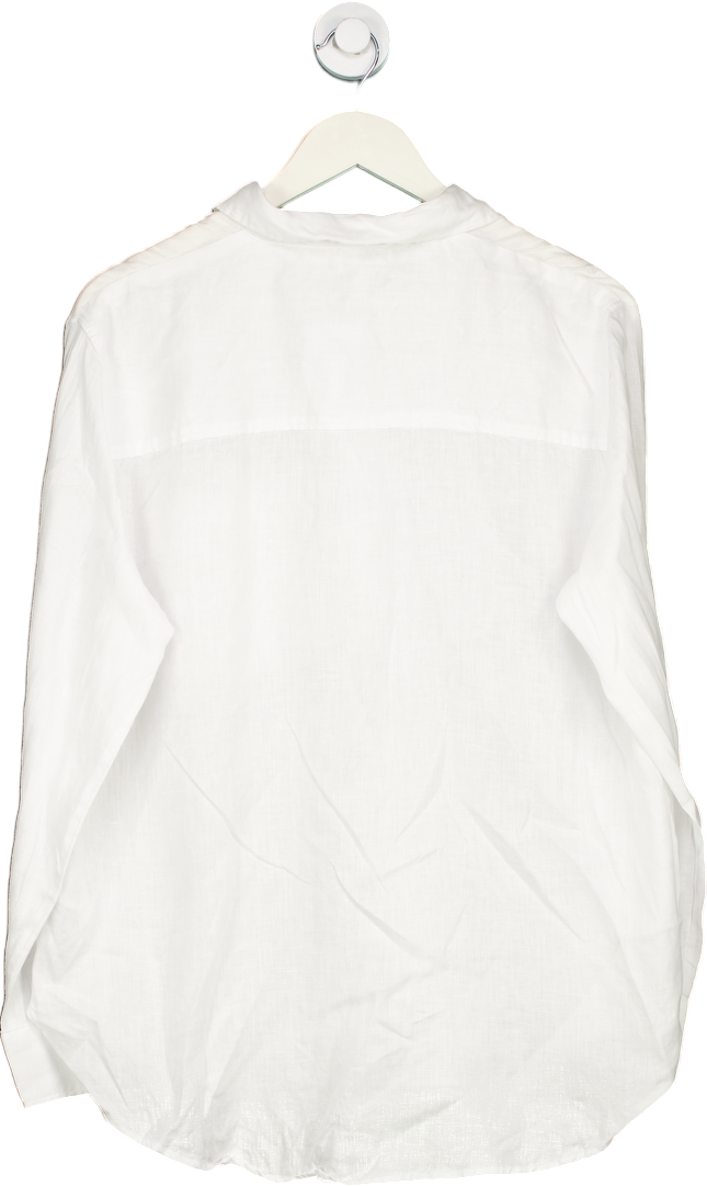 H&M White Linen Shirt UK L