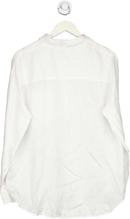 H&M White Linen Shirt UK L