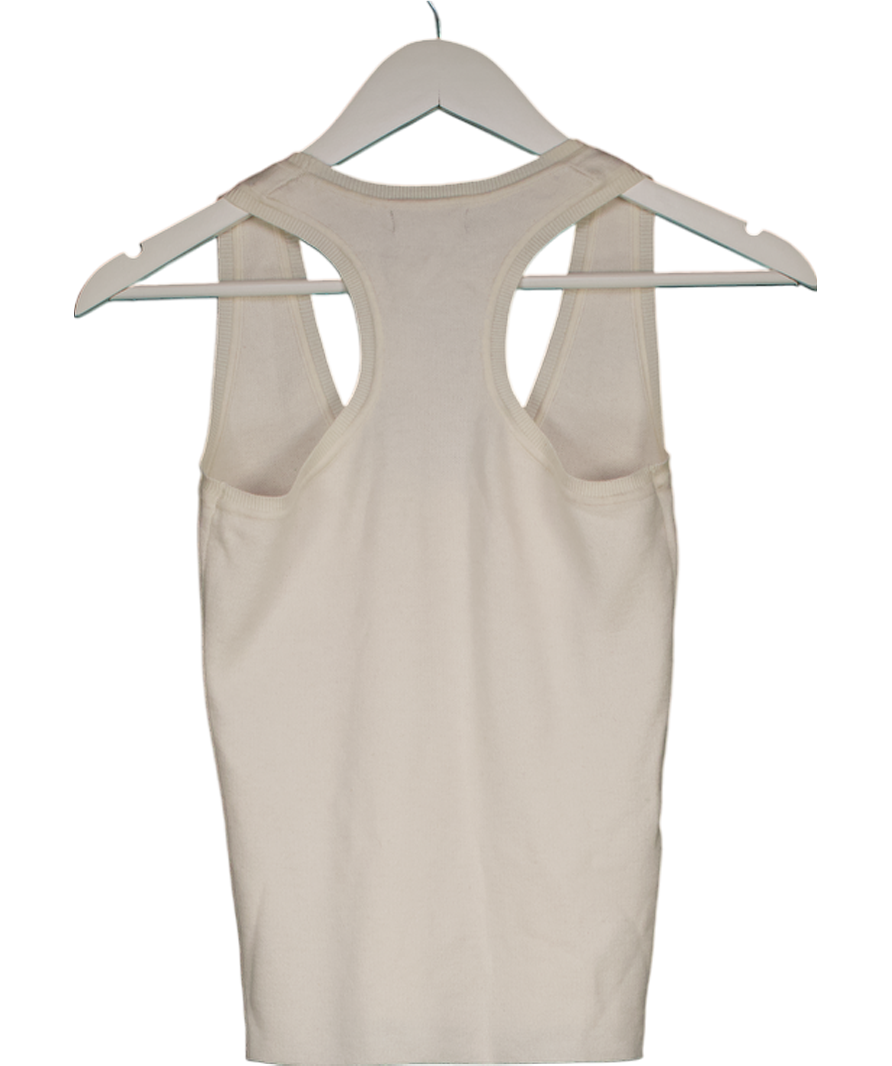 Noughts & Kisses Tia Cream Knit Tank Top UK S