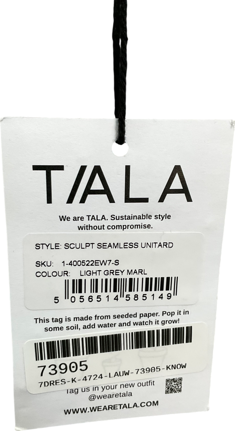 T/ALA Grey Sculpt Seamless Unitard UK S