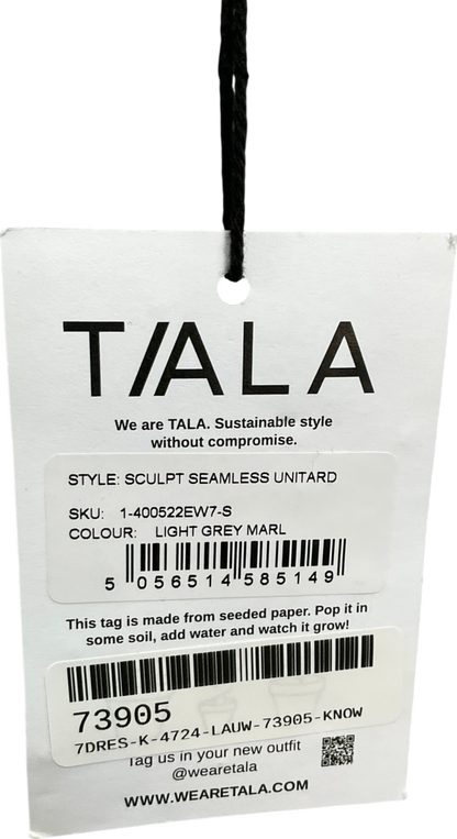 T/ALA Grey Sculpt Seamless Unitard UK S