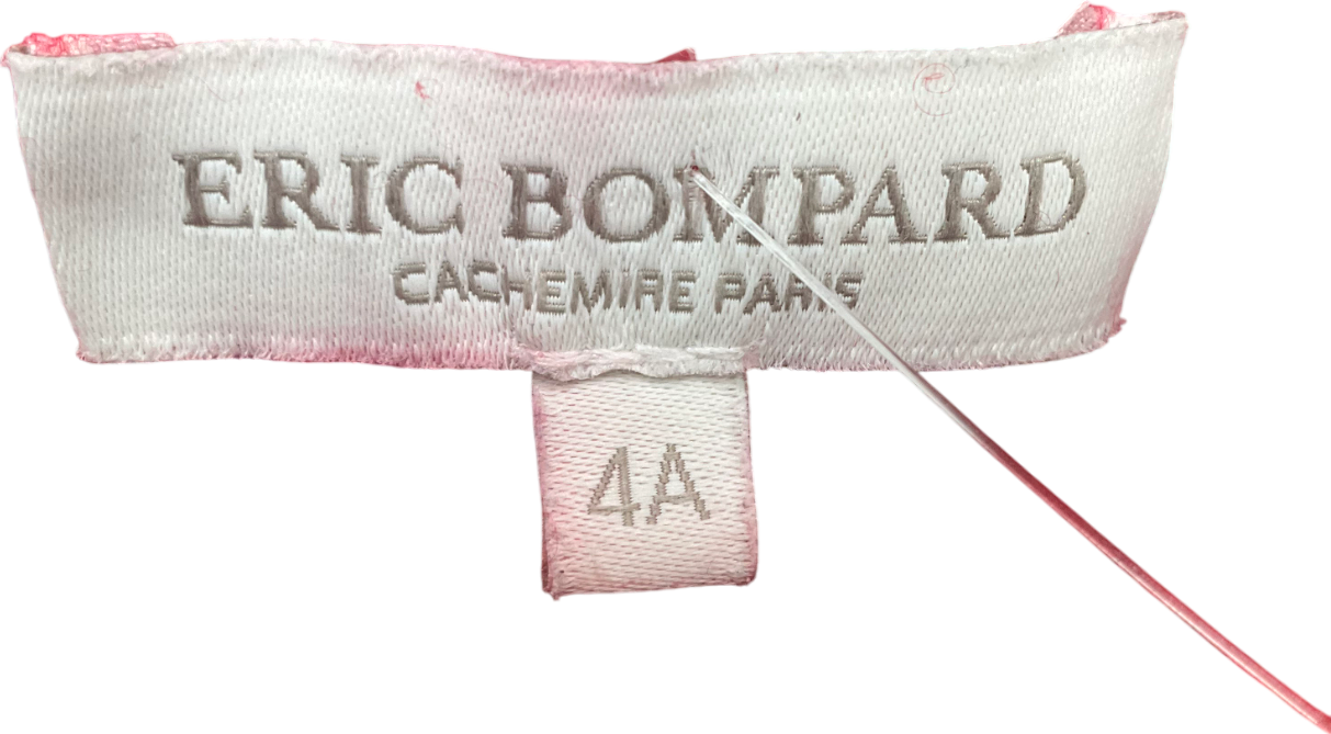 Eric Bompard Red Wool Cashmere Jumper 4 Years