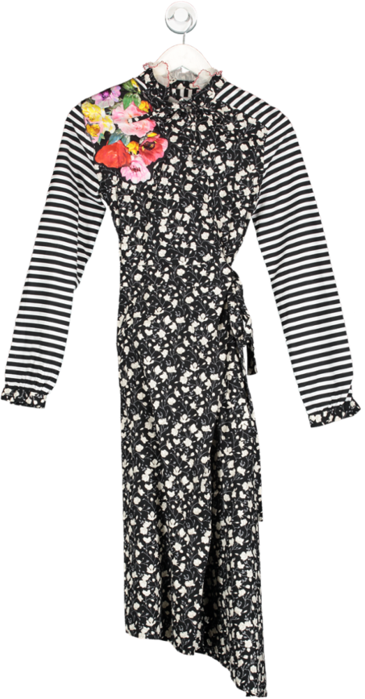 Preen by Thornton Bregazzi Multicoloured Wrap Dress UK XS