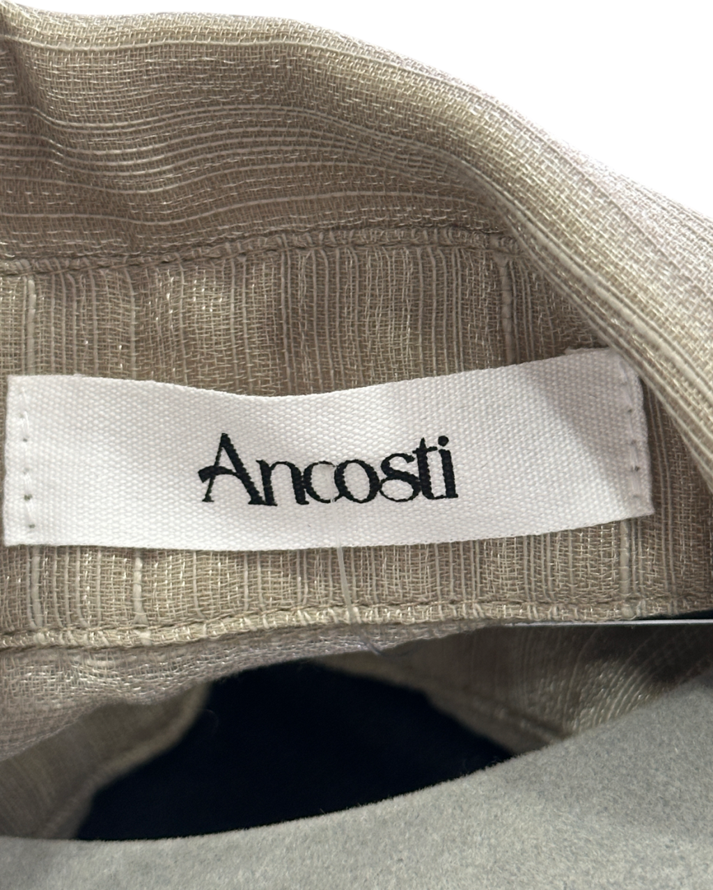 Ancosti Green Sheer Button Shirt UK M