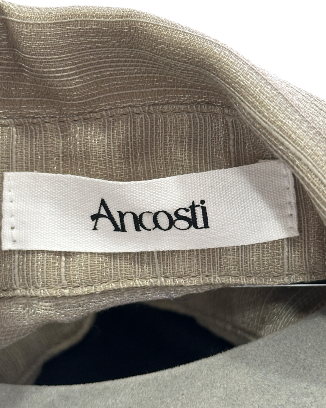 Ancosti Green Sheer Button Shirt UK M