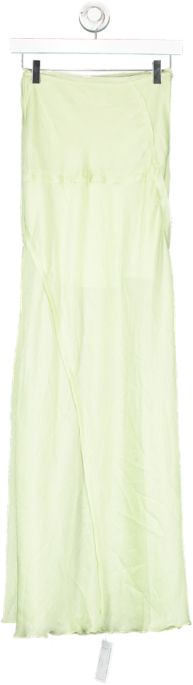 ASOS Green Flowing Maxi Skirt UK 8