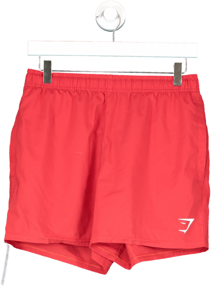 gymshark Red Lightweight Shorts UK S