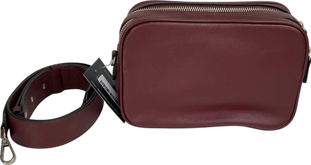 Leatherology Purple Personalised Meadow Double Zip Camera Bag One Size