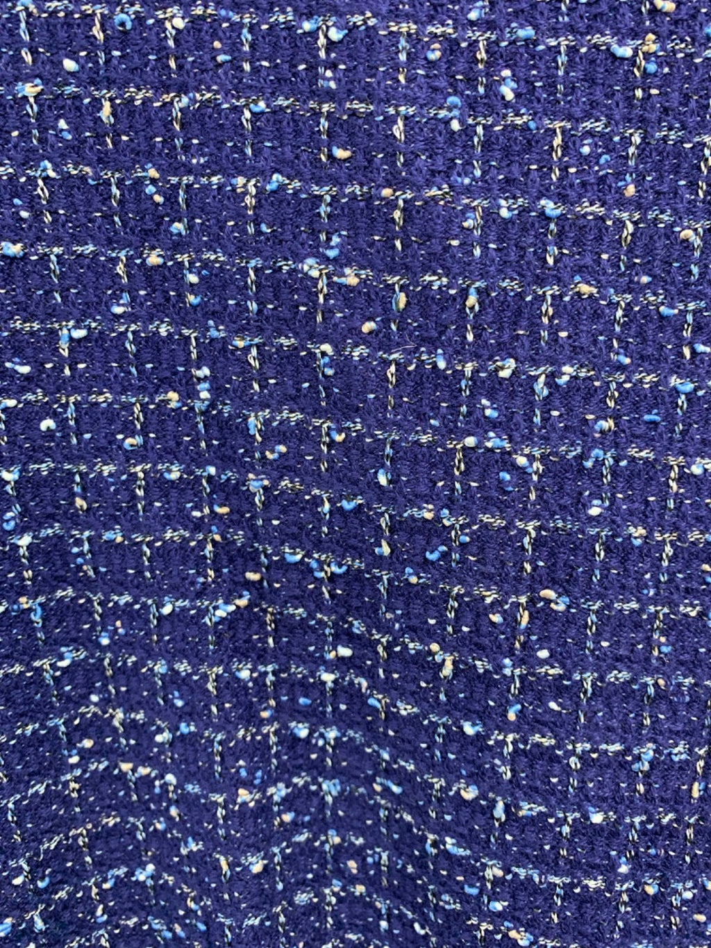 J.McLaughlin Blue Tweed Cardigan UK M