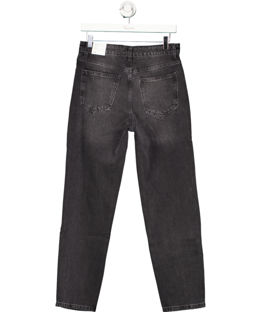 MANGO Black Mom High Rise Jeans UK 8