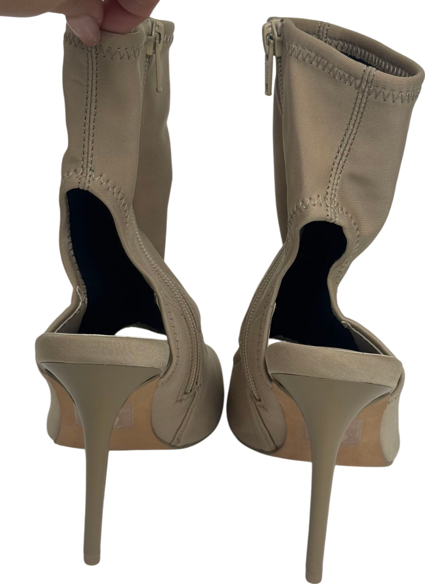 ASOS Beige Truffle Collection Open Toe Heels UK 4 EU 37 👠