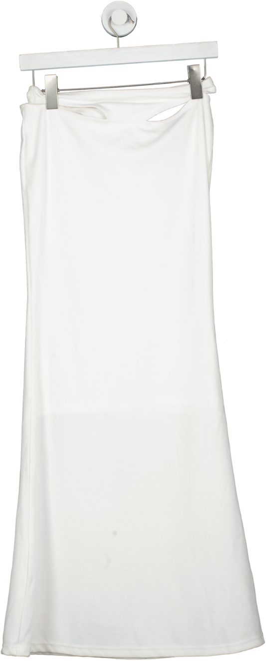 Sisters & Seekers White Paradiso Full Length Skirt UK M