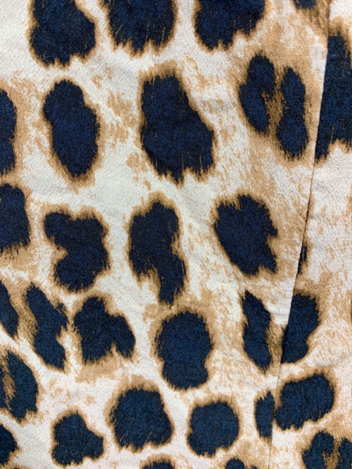 Zara Multi Leopard Print Sleeveless Top UK XS