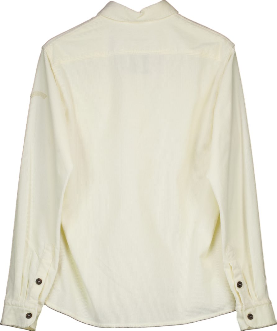 Paul & Shark Cream Corduroy Overshirt UK S