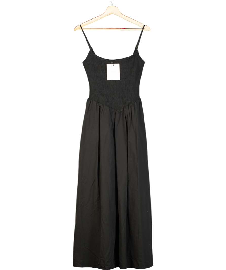 DISSH Black Milano Cotton Midi Dress UK 8