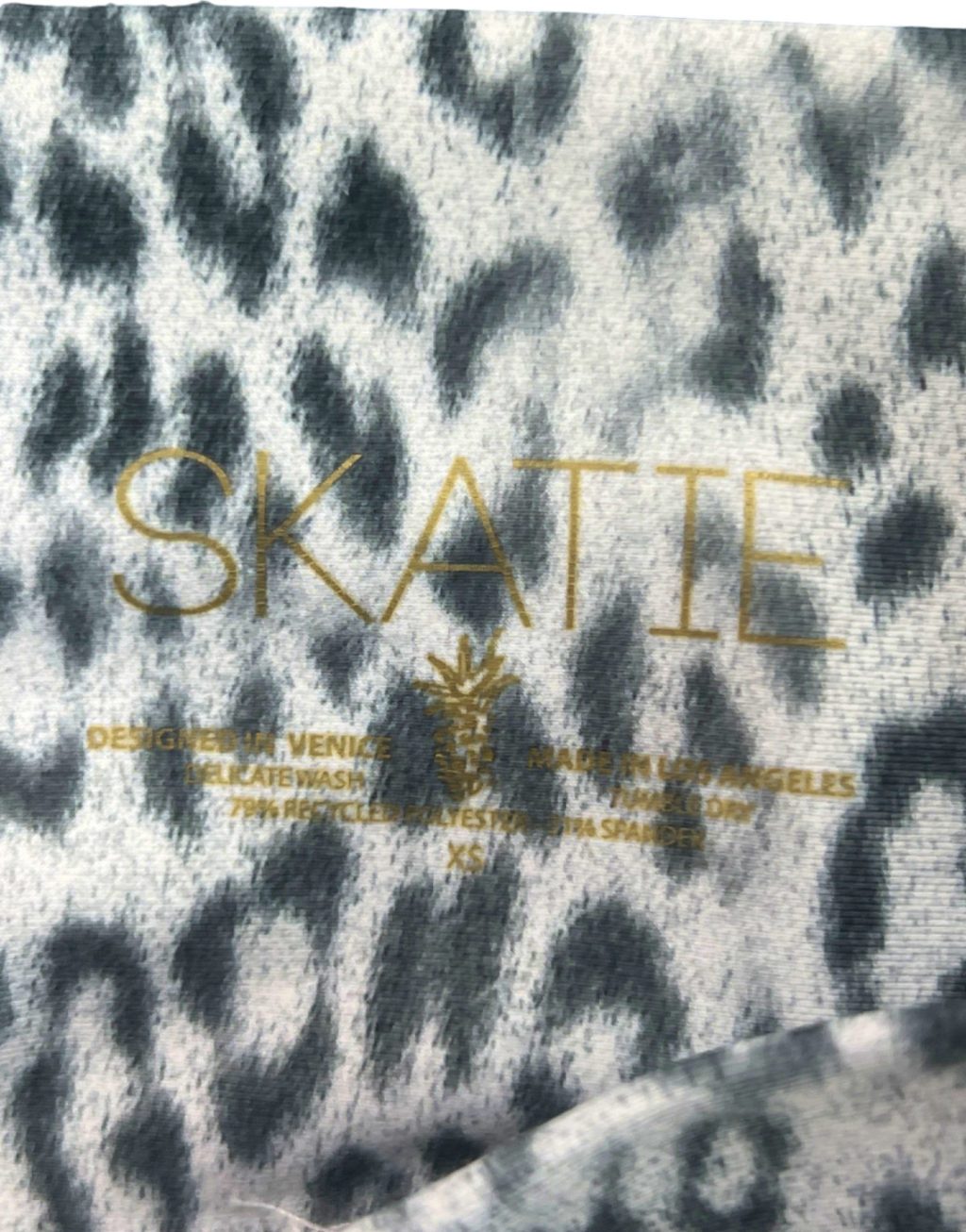 SKATIE Leopard Two-Piece Sports Set UK XS