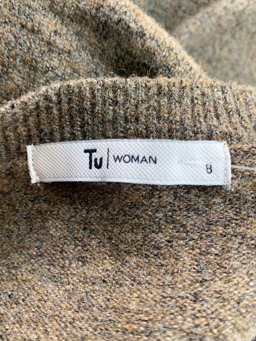 Tu Brown Cardigan UK 8