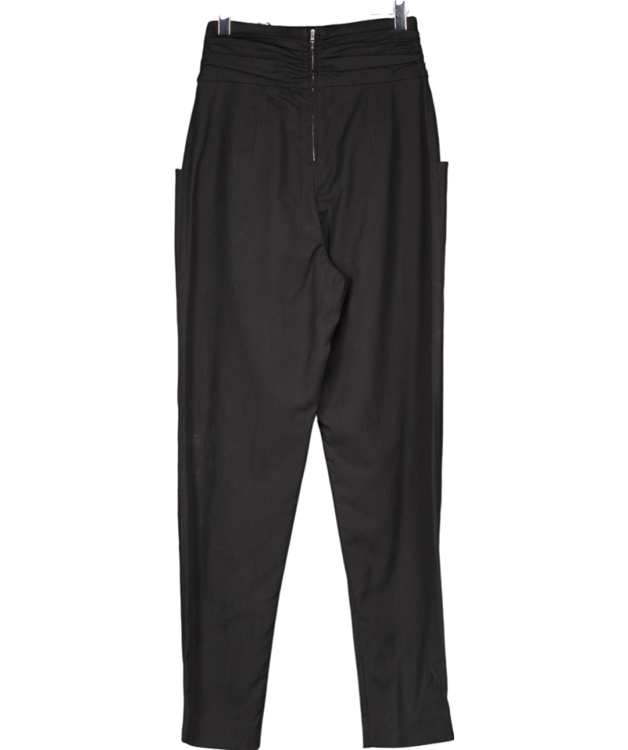 Isabel Marant Black Pantalon Stoda Trousers Eu 36 UK 8