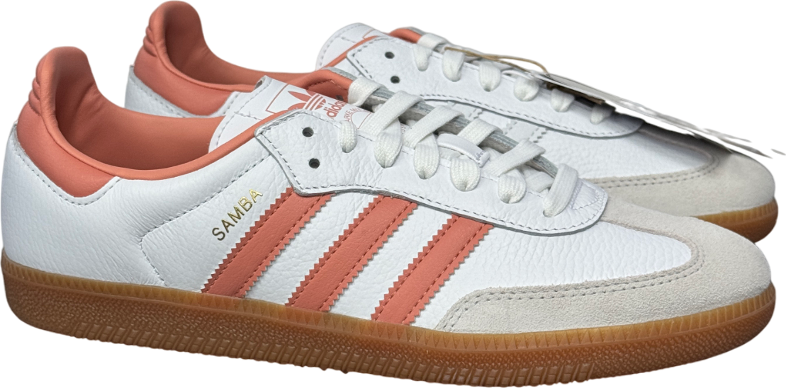adidas Adidas Samba Og W Pink Clay & White Trainers UK 7.5 EU 40.5 👠
