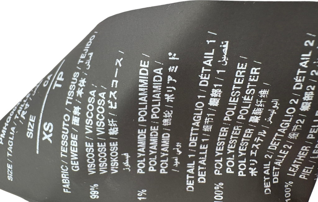 Palm Angels Black Melange Knit Track Pants UK XS