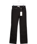 H&M Studio Collection Black Straight-leg Jeans UK 6