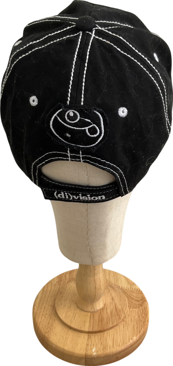 (Di)Vision Black Embroidered Cap One Size