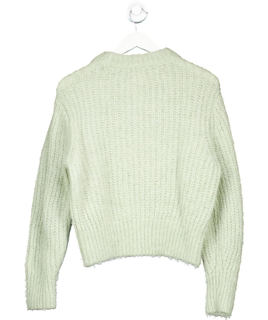 H&M Green Alpaca Blend Sweater UK M