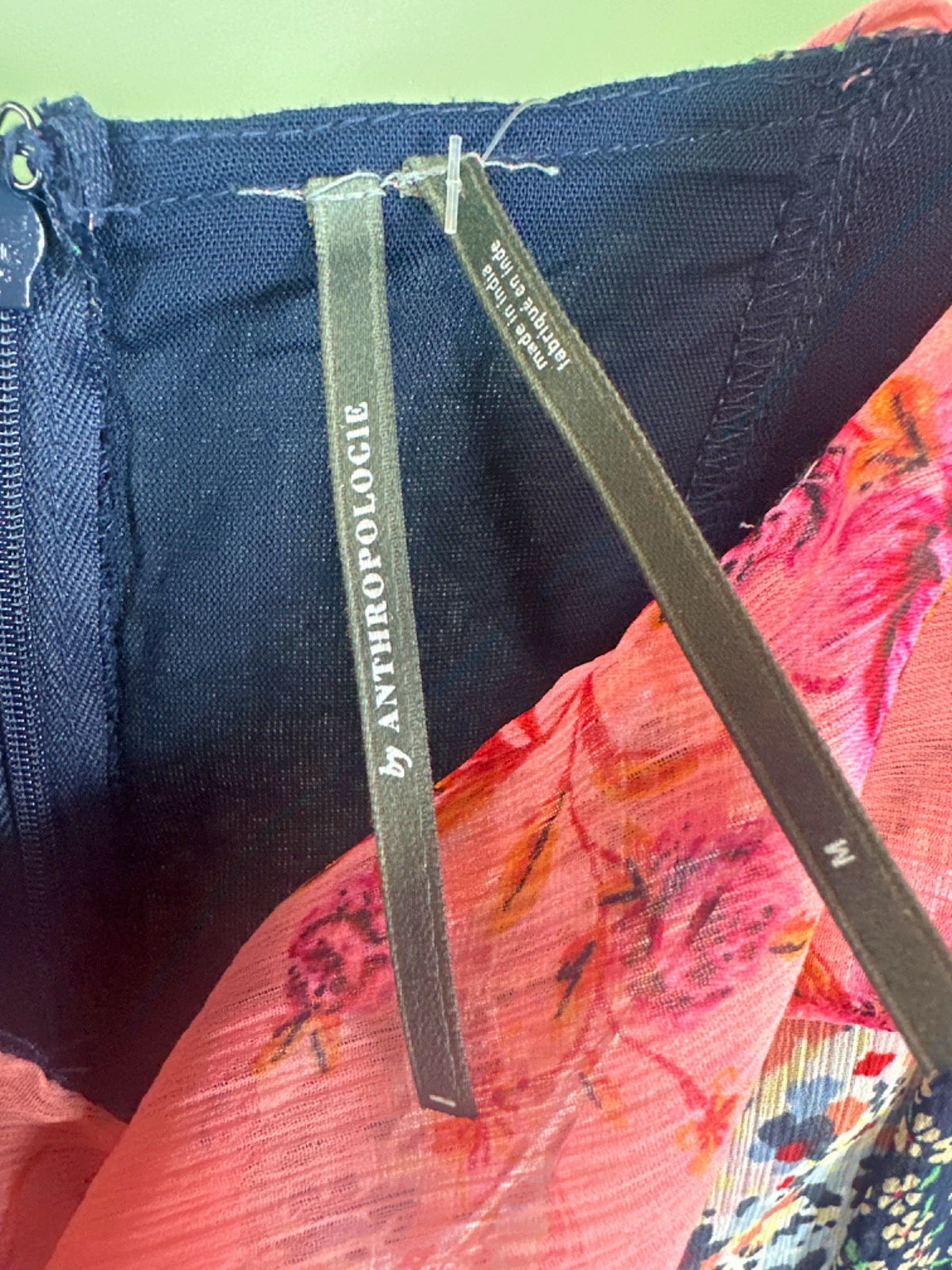 Anthropologie Pink Combo Floral Maxi Dress UK M