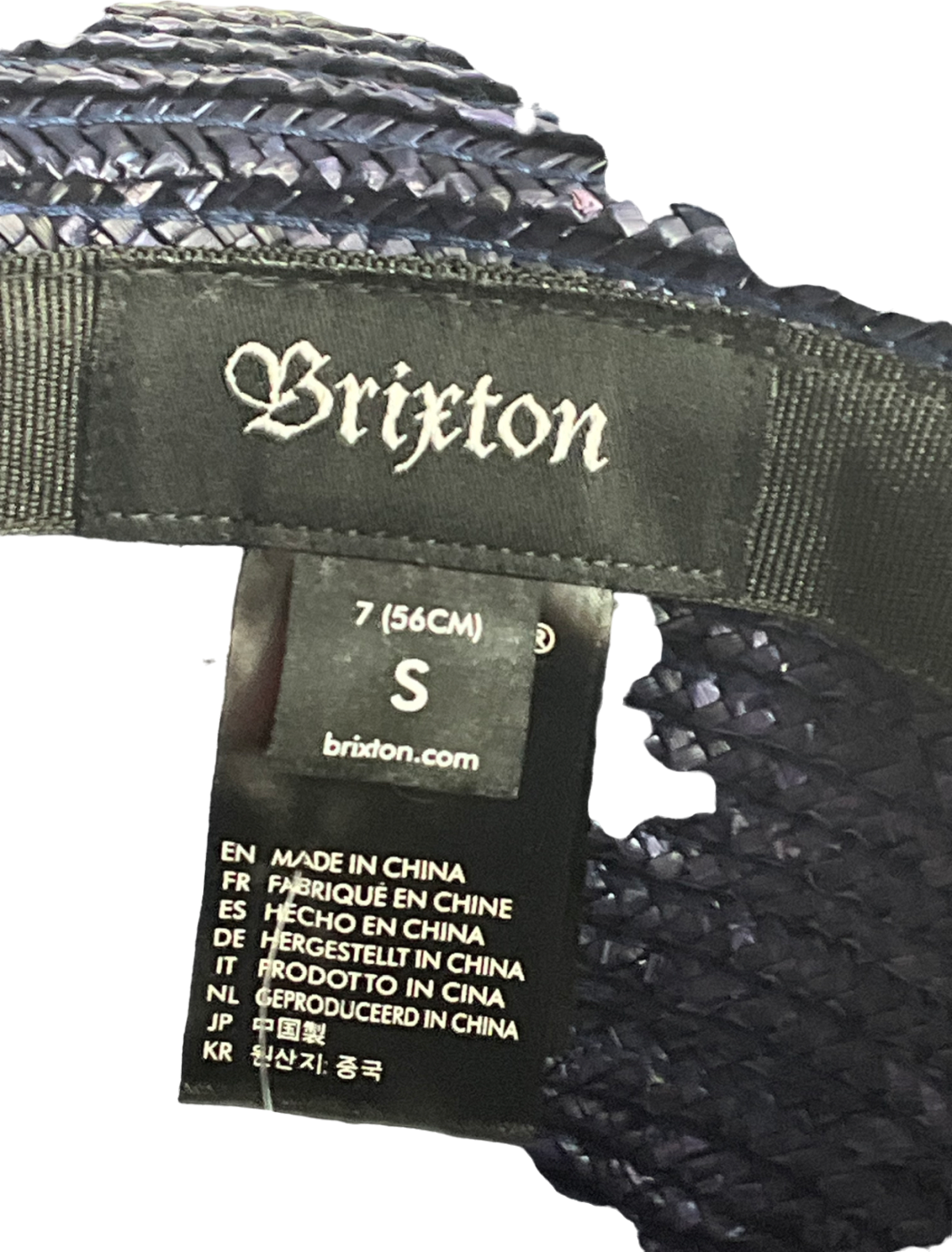 brixton Blue Joanna Short Brim Hat UK S