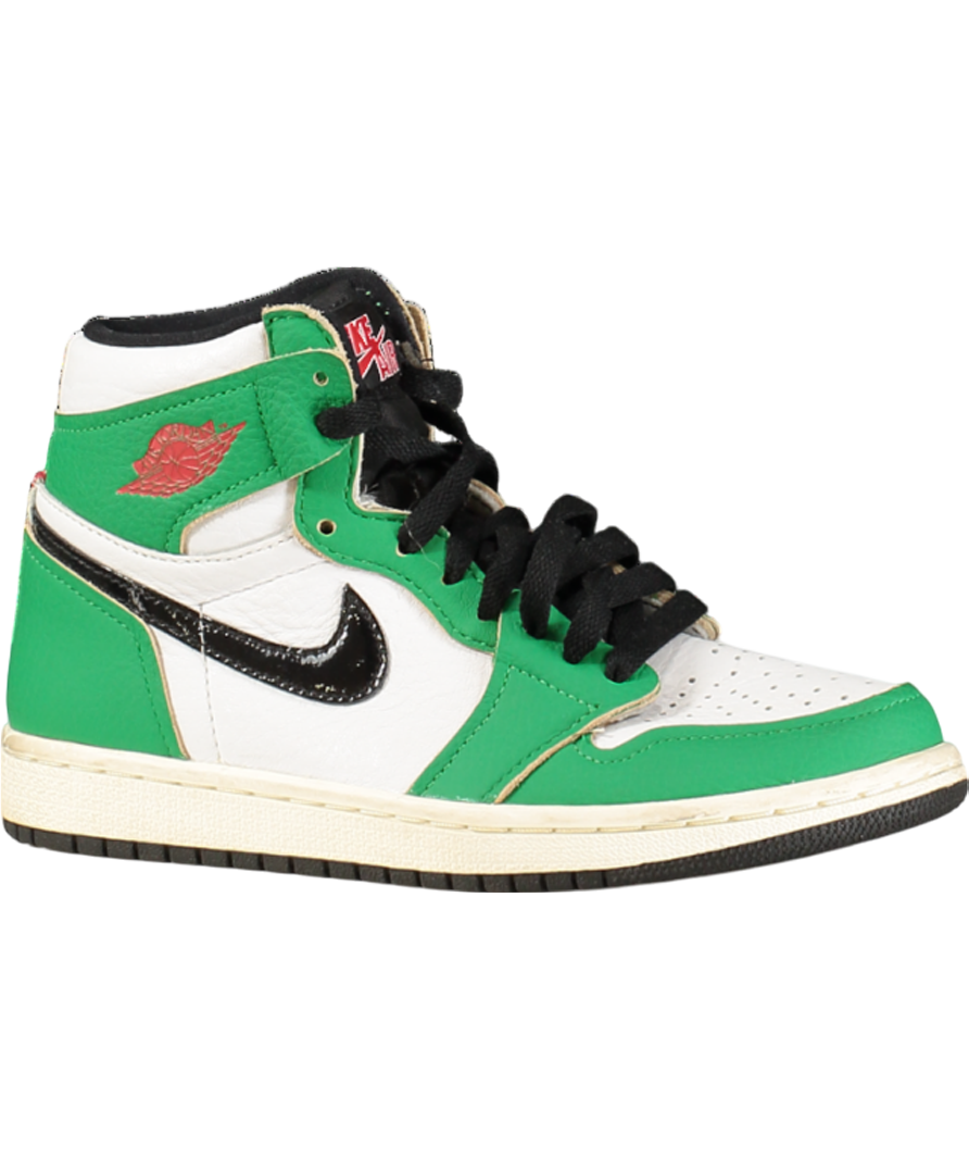 JORDAN Air Jordan 1 Retro High OG "Lucky Green" sneakers UK 2.5 EU 35.5 👠