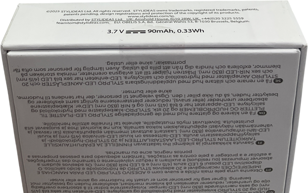 STYLPRO Blue Led Blemish Patch With 20x Hydrocolloid & Salicylic Patches ONE SIZE