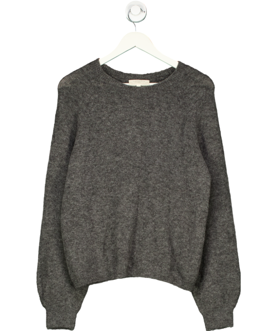 Sezane Grey Louisa Wool Blend Jumper UK M