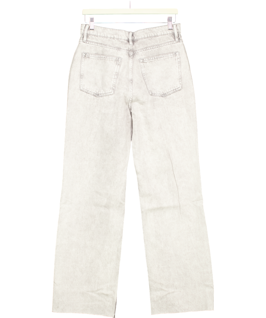 AllSaints Grey Wendel Straight Leg Denim Jeans W27