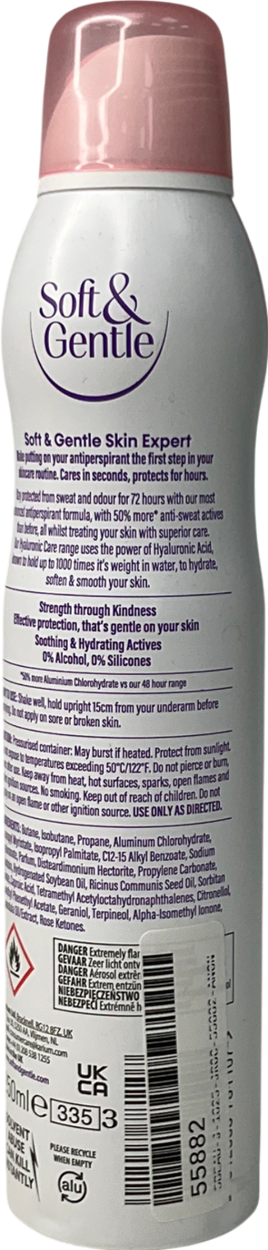 soft&gentle Hyaluronic Care Rosewater Dew 250ml