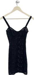 Superdown Black Lace Mini Dress XS