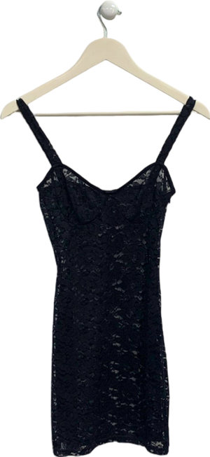 Superdown Black Lace Mini Dress XS