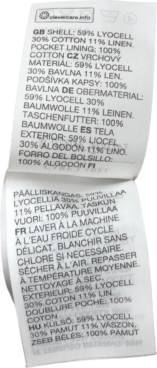 & Other Stories Beige Tailored Shorts UK 8